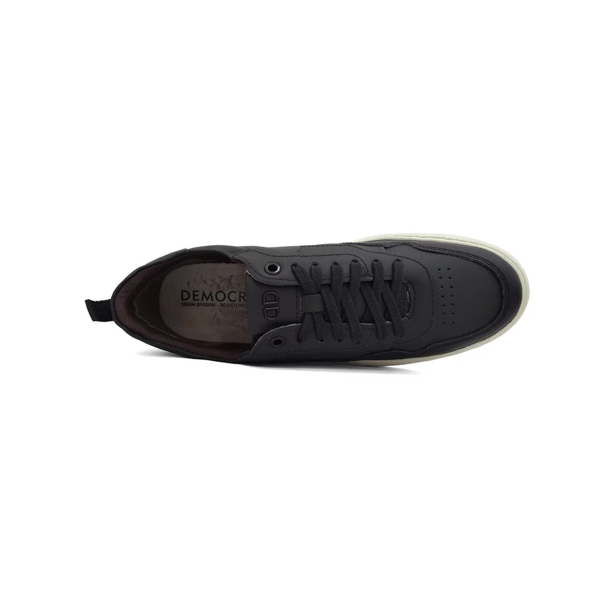 Tênis Democrata Casual Couro 240201 Preto Tênis Democrata Casual Couro 240201 Preto