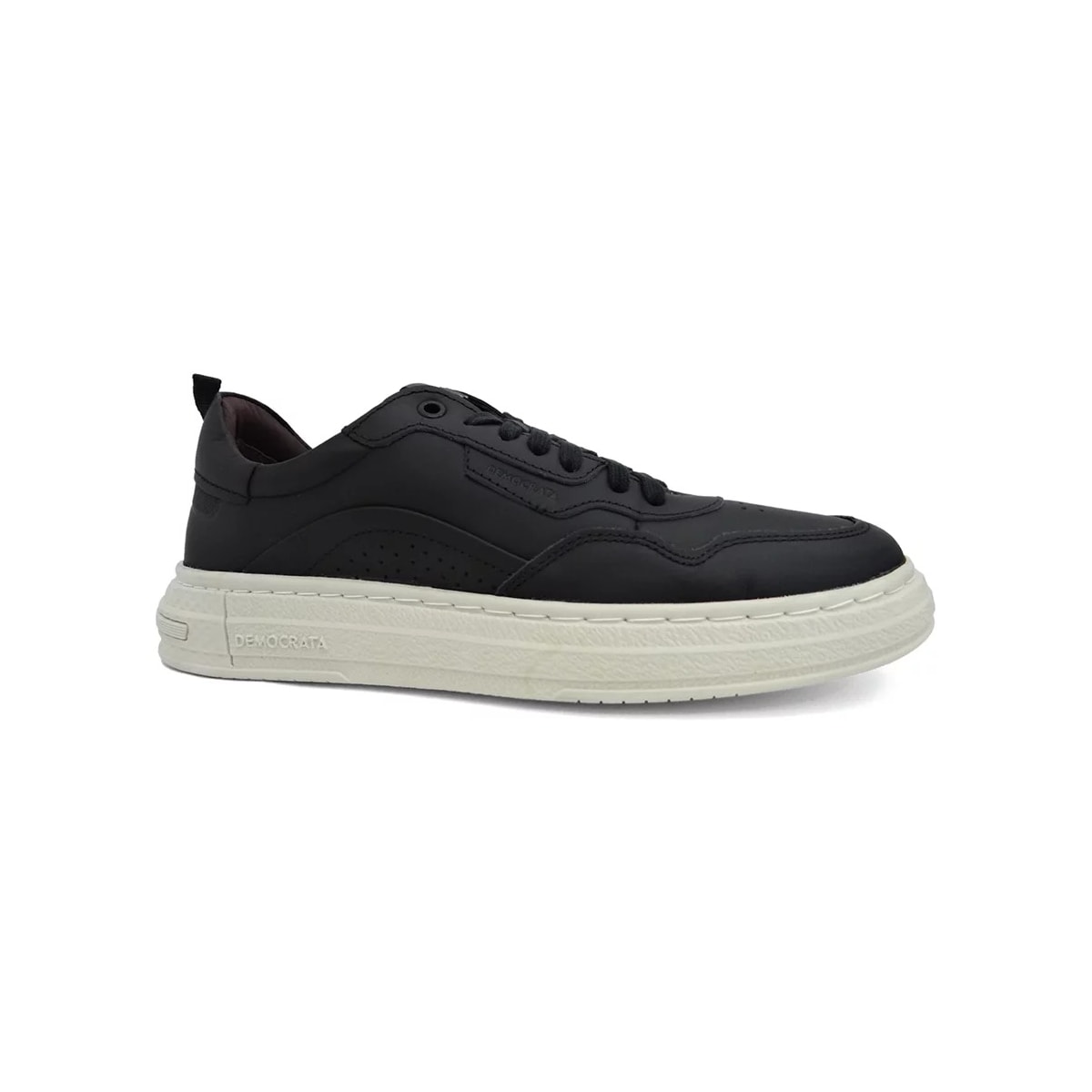 Tênis Democrata Casual Couro 240201 Preto Tênis Democrata Casual Couro 240201 Preto