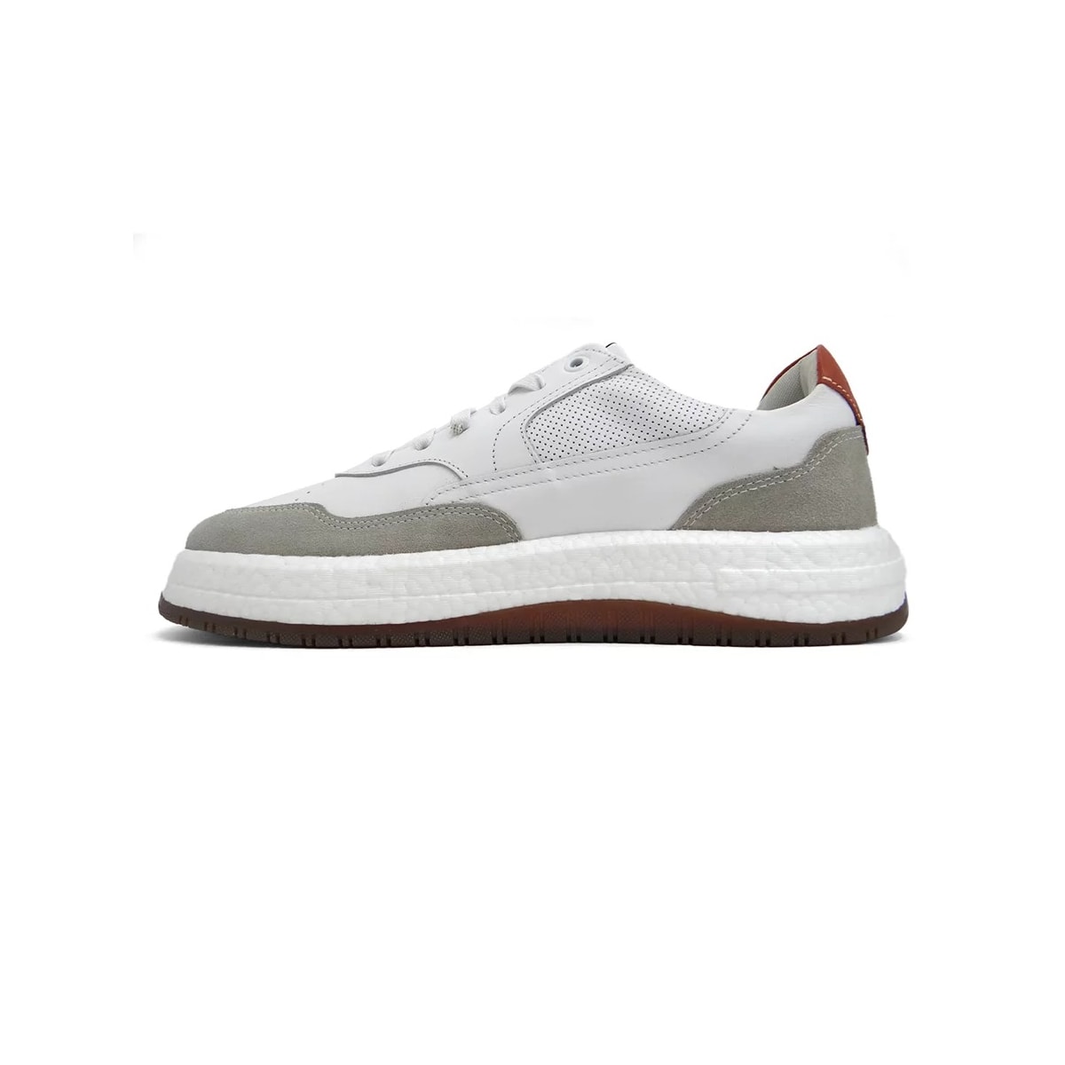 Tênis Democrata Casual Couro 600101 Off White/Branco Tênis Democrata Casual Couro 600101 Off White/Branco
