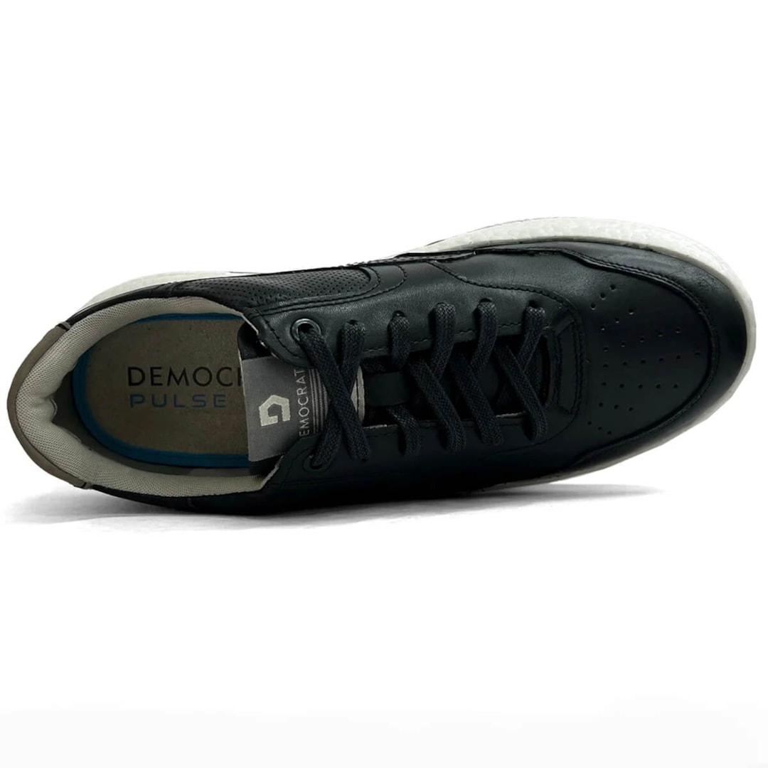 Tênis Democrata Casual Couro 600101 Preto Tênis Democrata Casual Couro 600101 Preto