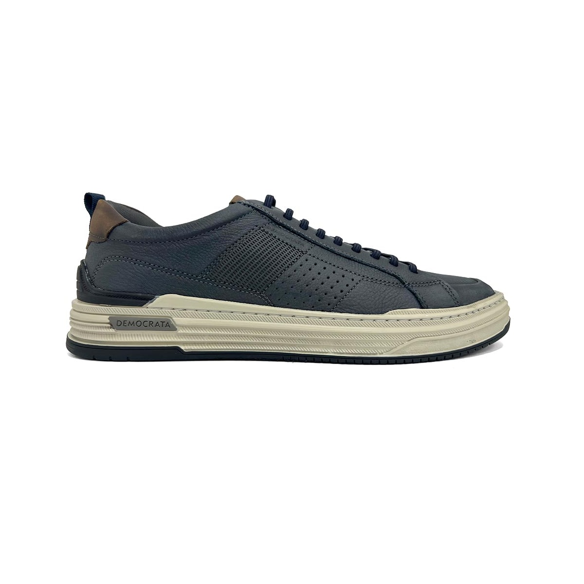 Tênis Democrata Casual Em Couro 240601 Navy Tênis Democrata Casual Em Couro 240601 Navy