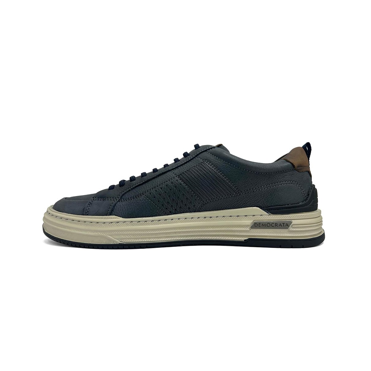 Tênis Democrata Casual Em Couro 240601 Navy Tênis Democrata Casual Em Couro 240601 Navy