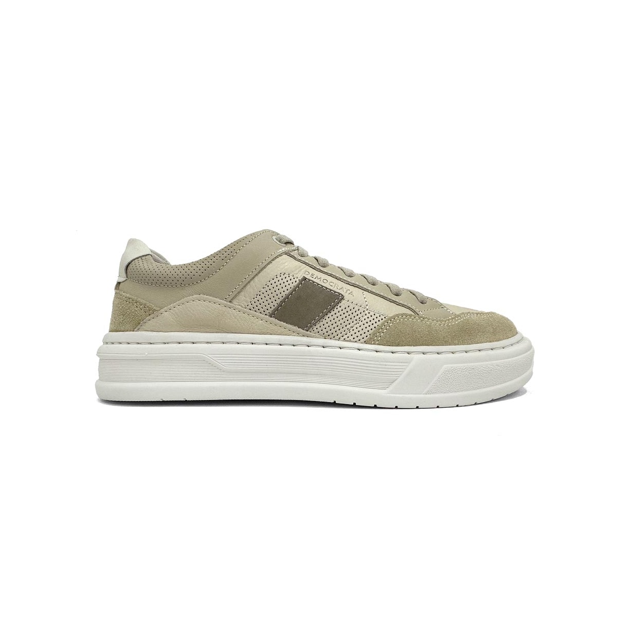 Tenis Democrata Casual Em Couro 240801 Camel Tenis Democrata Casual Em Couro 240801 Camel