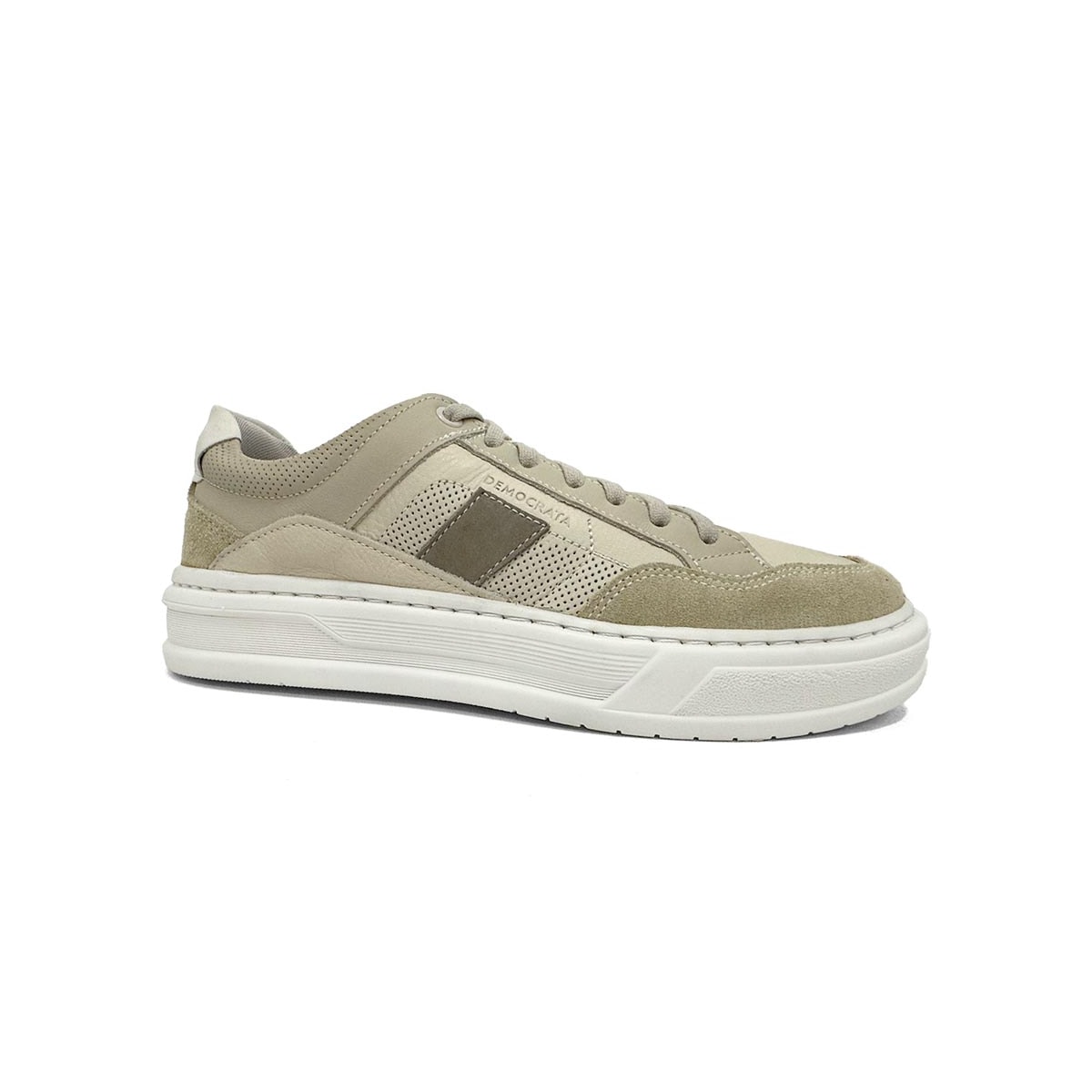 Tenis Democrata Casual Em Couro 240801 Camel Tenis Democrata Casual Em Couro 240801 Camel