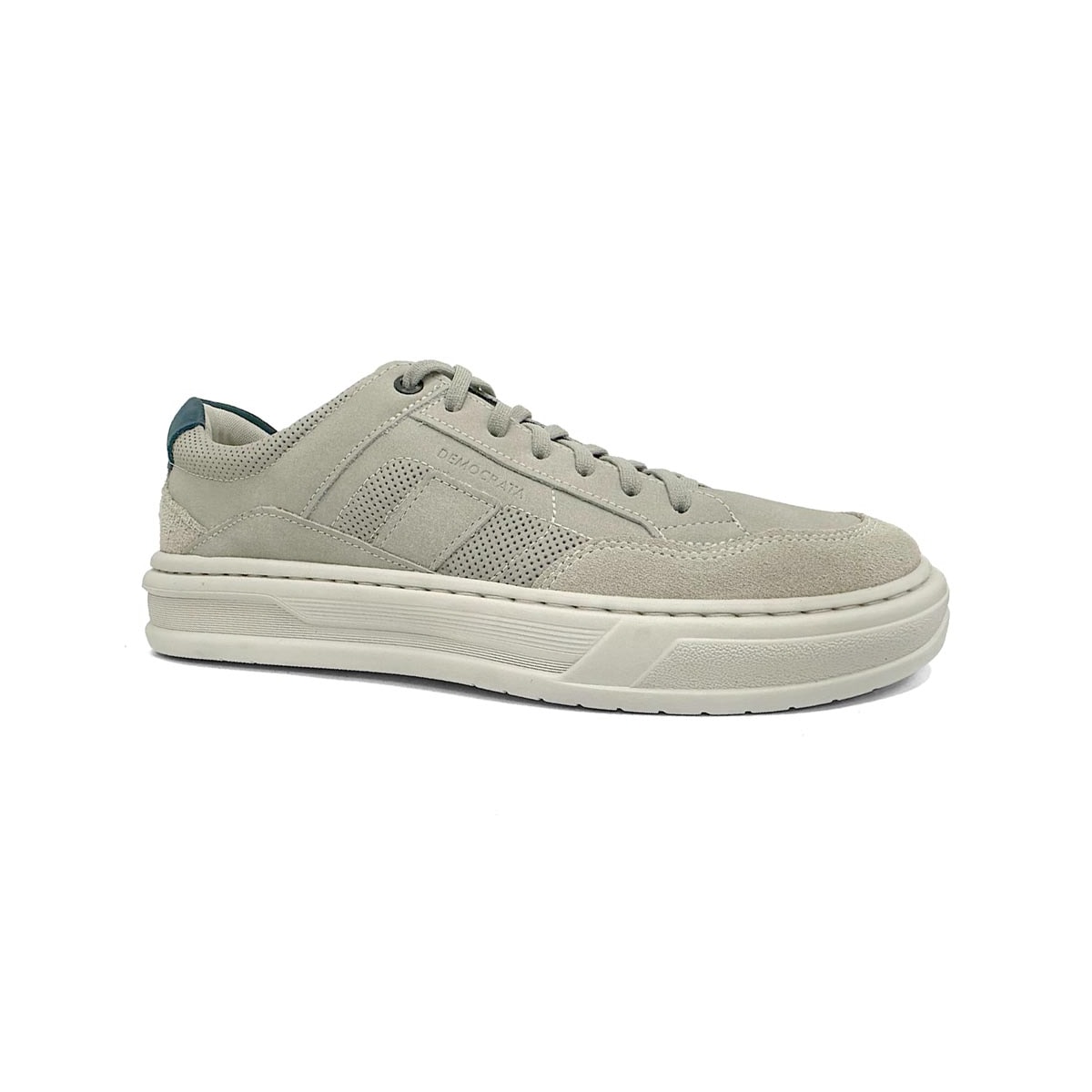 Tênis Democrata Casual Em Couro 240801 Off White Tênis Democrata Casual Em Couro 240801 Off White