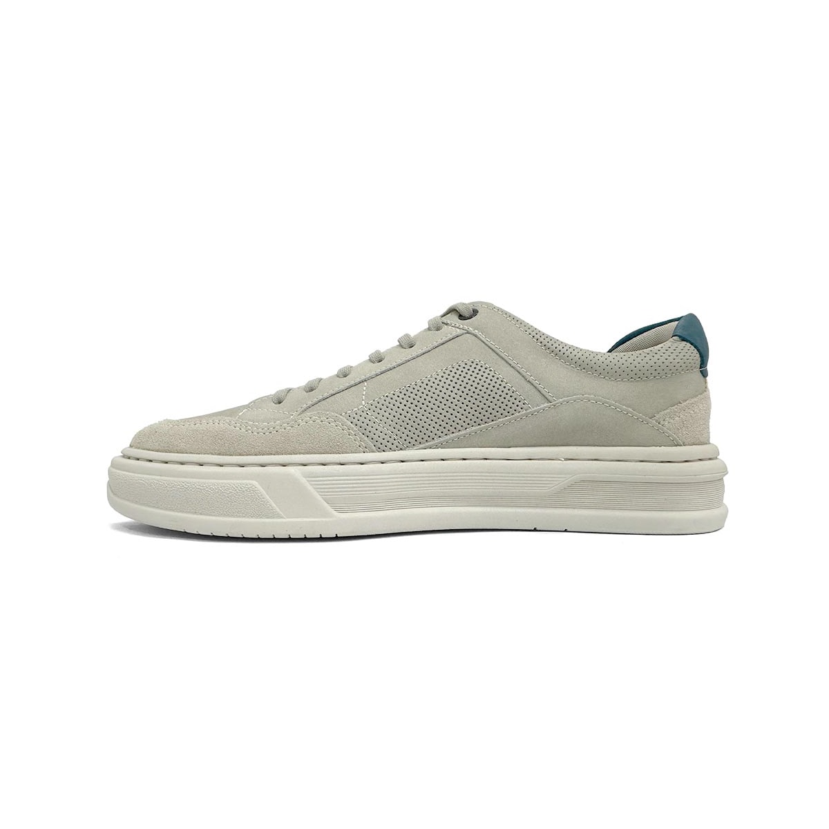 Tênis Democrata Casual Em Couro 240801 Off White Tênis Democrata Casual Em Couro 240801 Off White