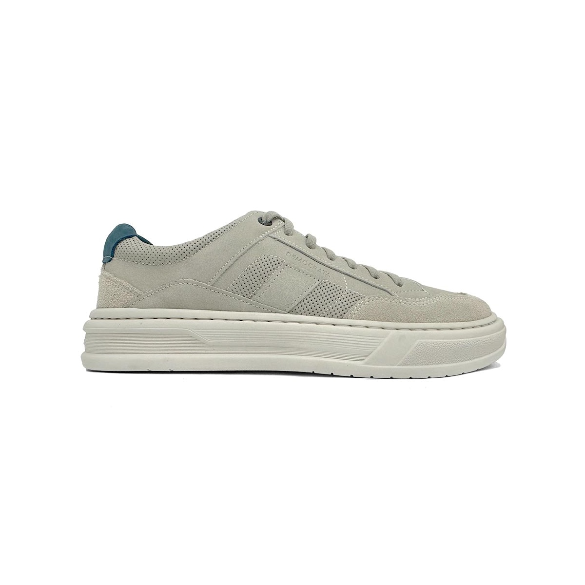 Tênis Democrata Casual Em Couro 240801 Off White Tênis Democrata Casual Em Couro 240801 Off White