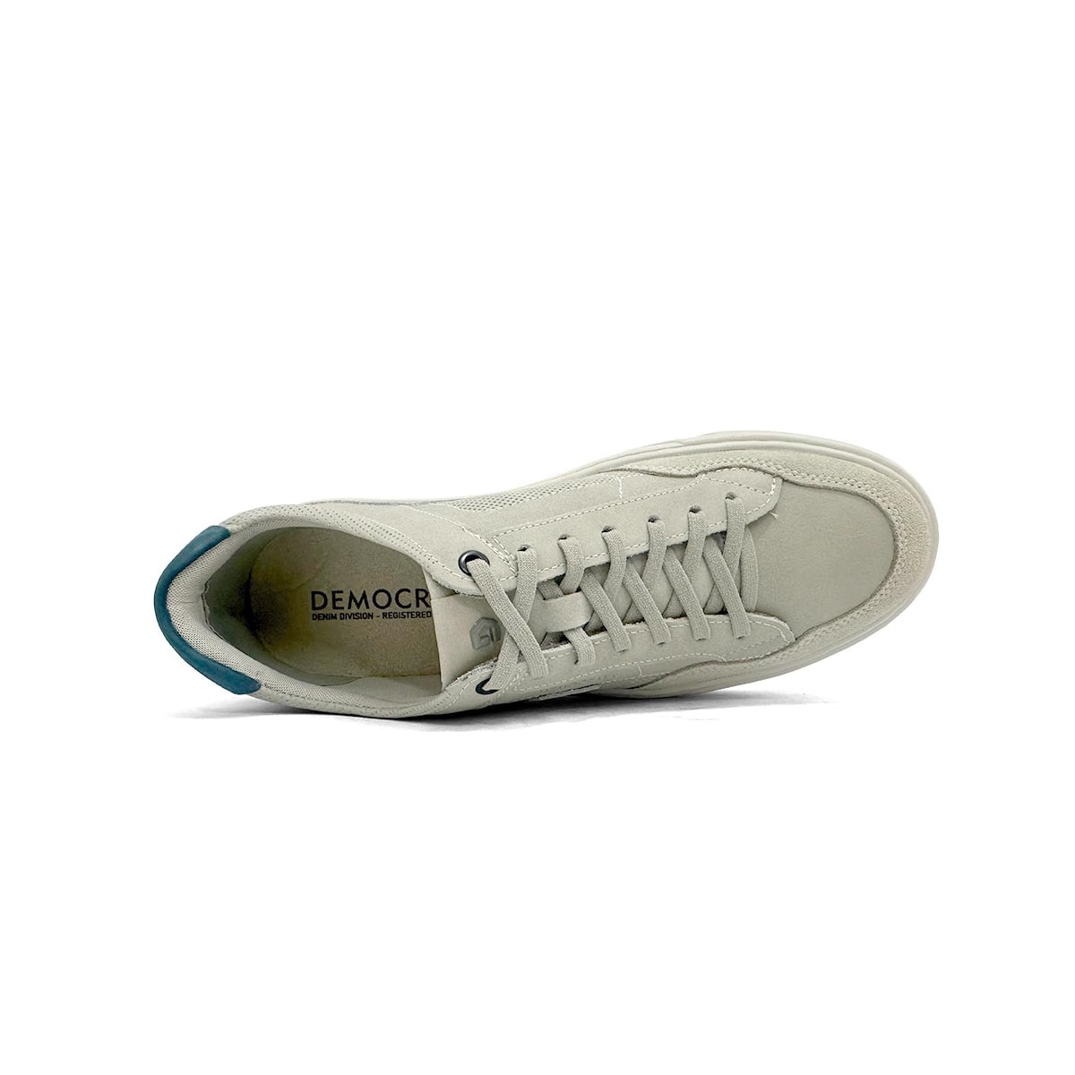 Tênis Democrata Casual Em Couro 240801 Off White Tênis Democrata Casual Em Couro 240801 Off White