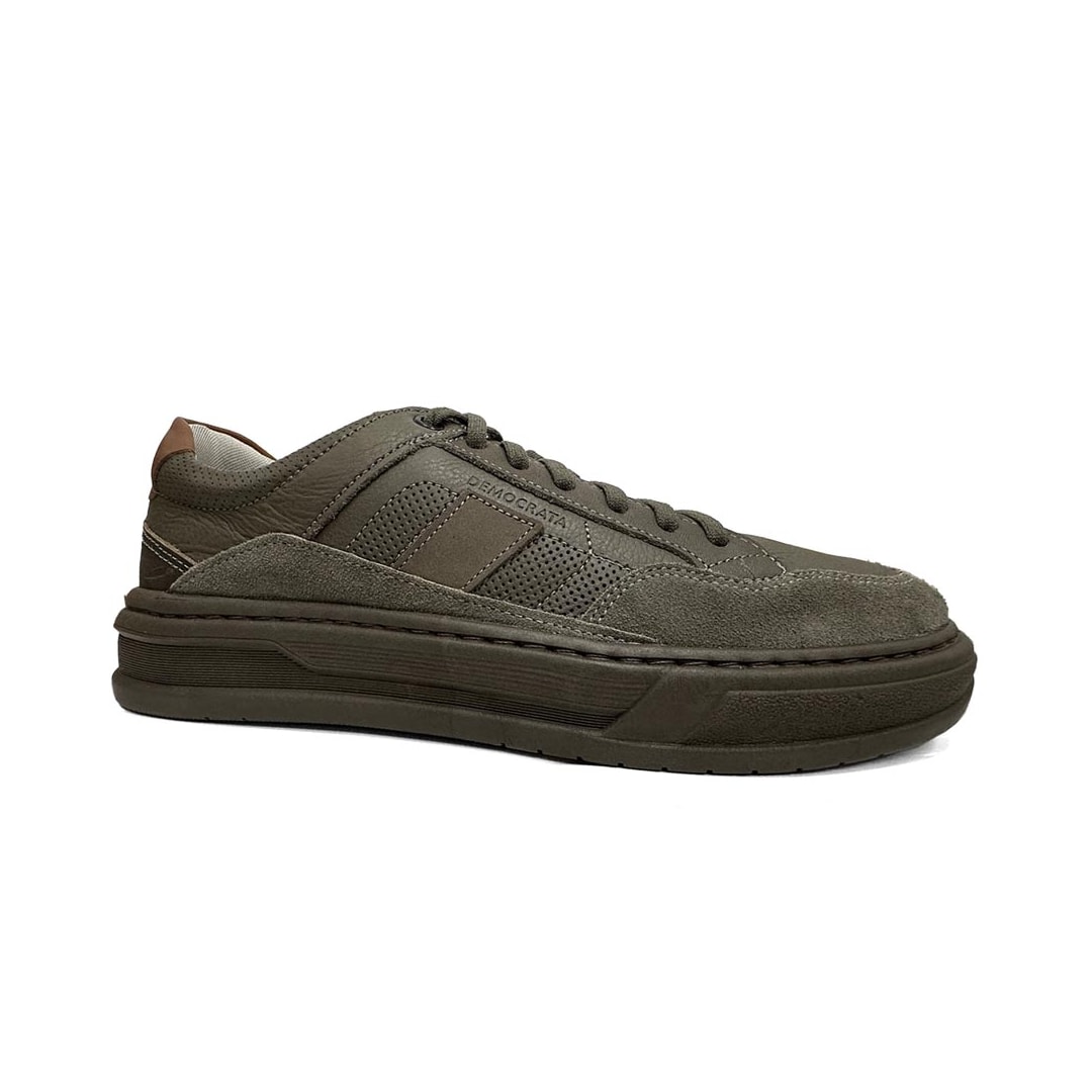 Tenis Democrata Casual Em Couro 240801 Smoke Tenis Democrata Casual Em Couro 240801 Smoke