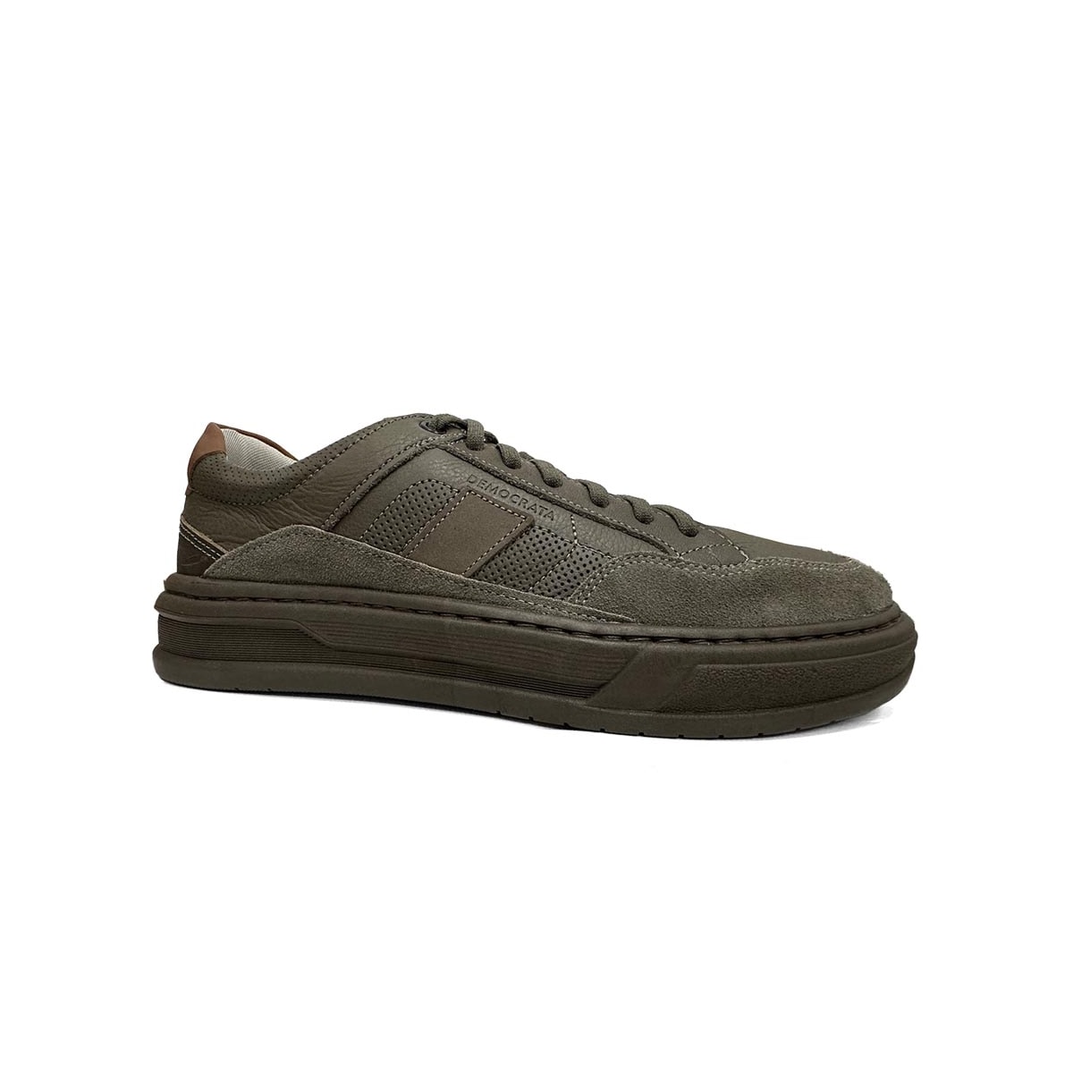 Tenis Democrata Casual Em Couro 240801 Smoke Tenis Democrata Casual Em Couro 240801 Smoke