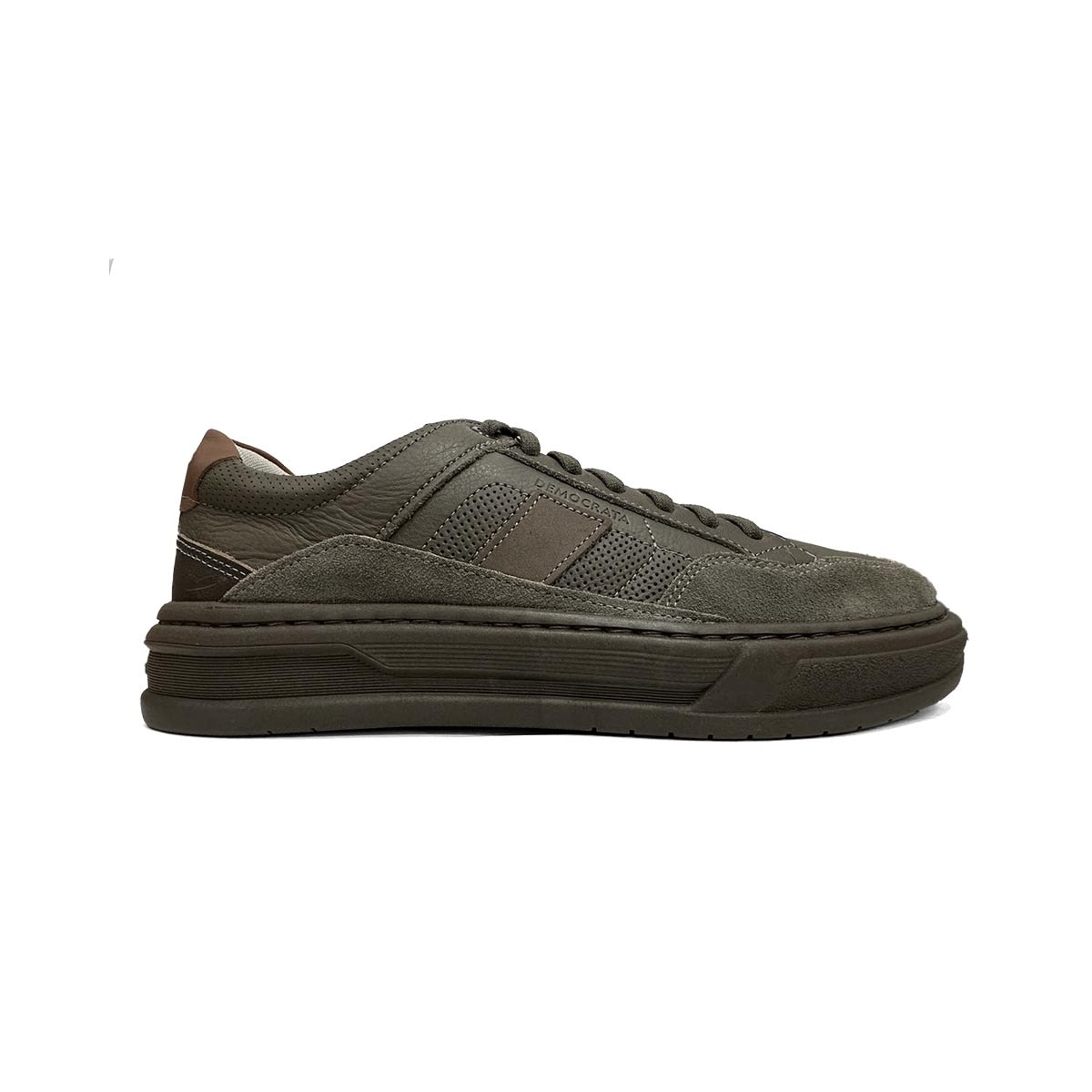Tenis Democrata Casual Em Couro 240801 Smoke Tenis Democrata Casual Em Couro 240801 Smoke