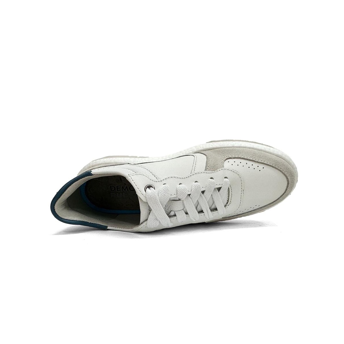 Tênis Democrata Casual Em Couro 623101 Branco