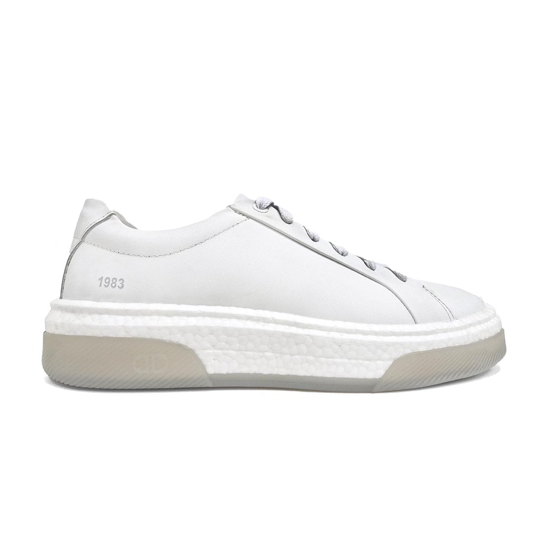 Tênis Democrata Casual Em Couro 623103 Branco