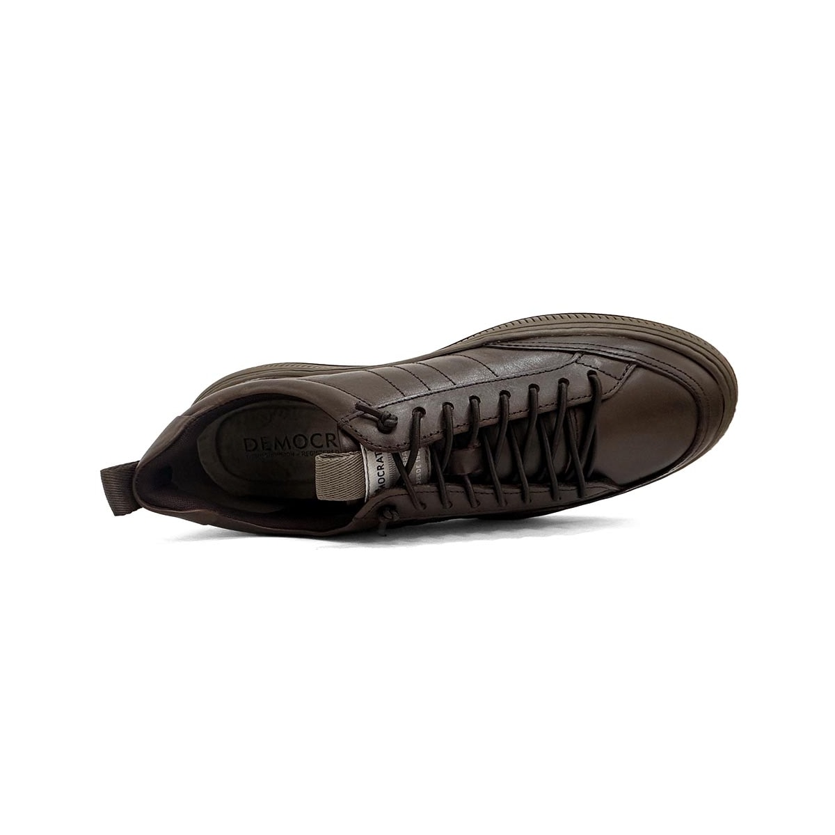 Tênis Democrata Casual Em Couro 625101 Tabaco Tênis Democrata Casual Em Couro 625101 Tabaco