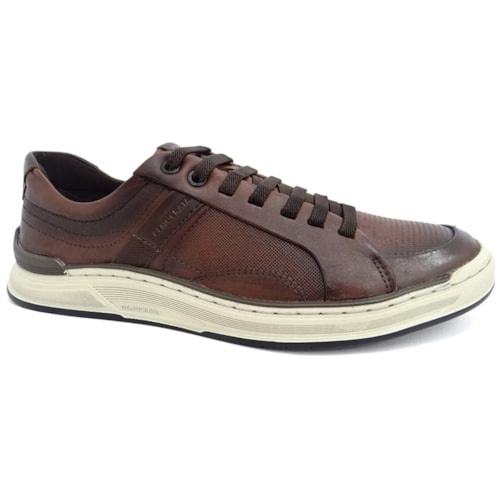 Tenis Democrata Casual Masculino 151201 Conhaque