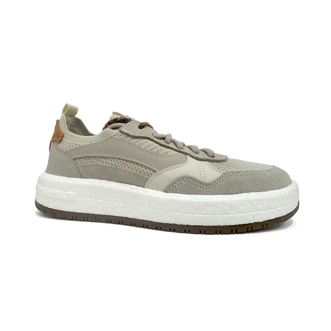 Tênis Democrata Feminino Casual Couro 618102 Off White Tênis Democrata Feminino Casual Couro 618102 Off White