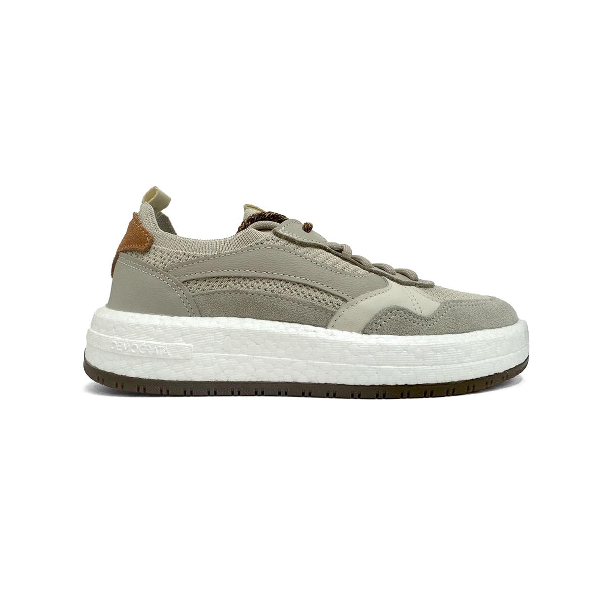 Tênis Democrata Feminino Casual Couro 618102 Off White Tênis Democrata Feminino Casual Couro 618102 Off White