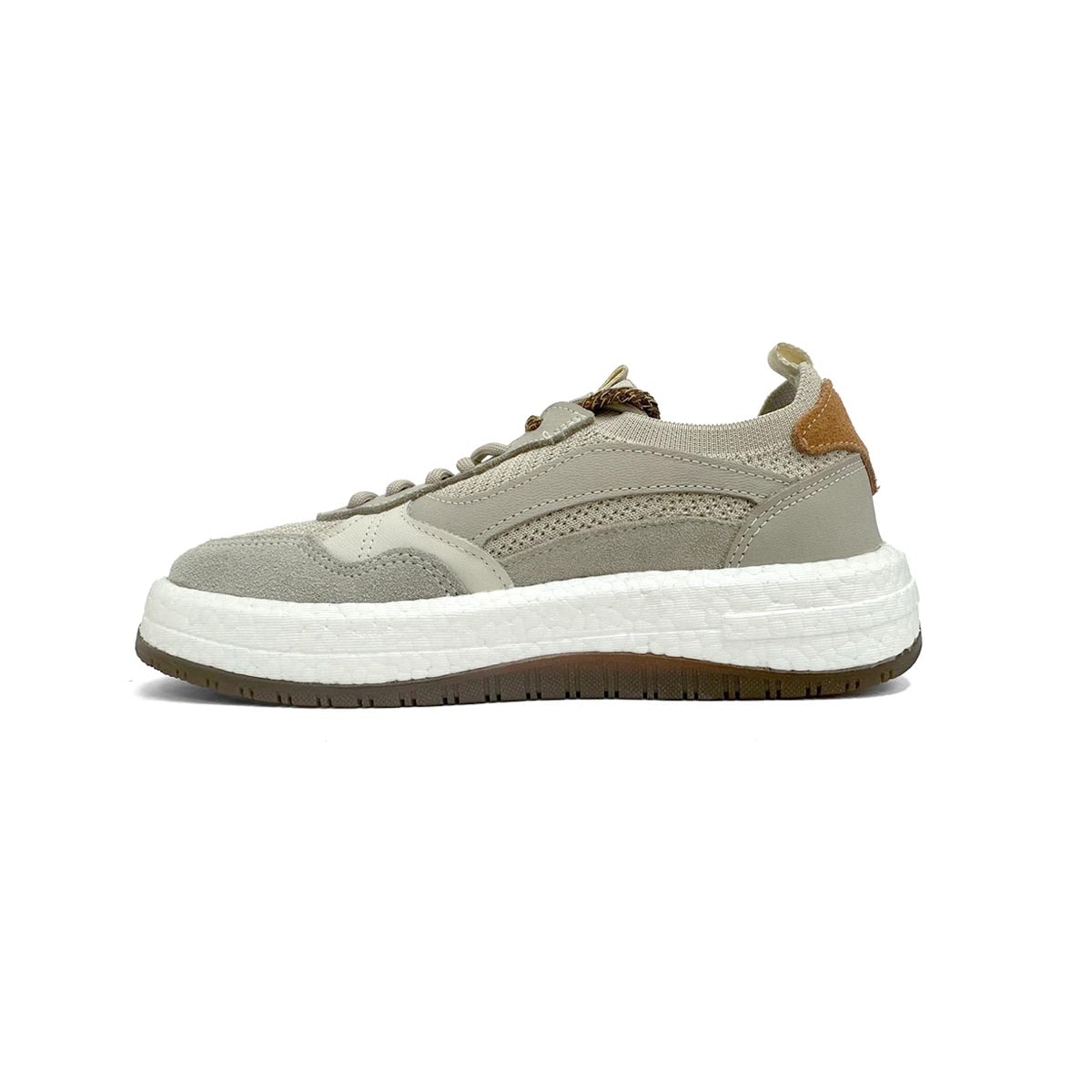 Tênis Democrata Feminino Casual Couro 618102 Off White Tênis Democrata Feminino Casual Couro 618102 Off White