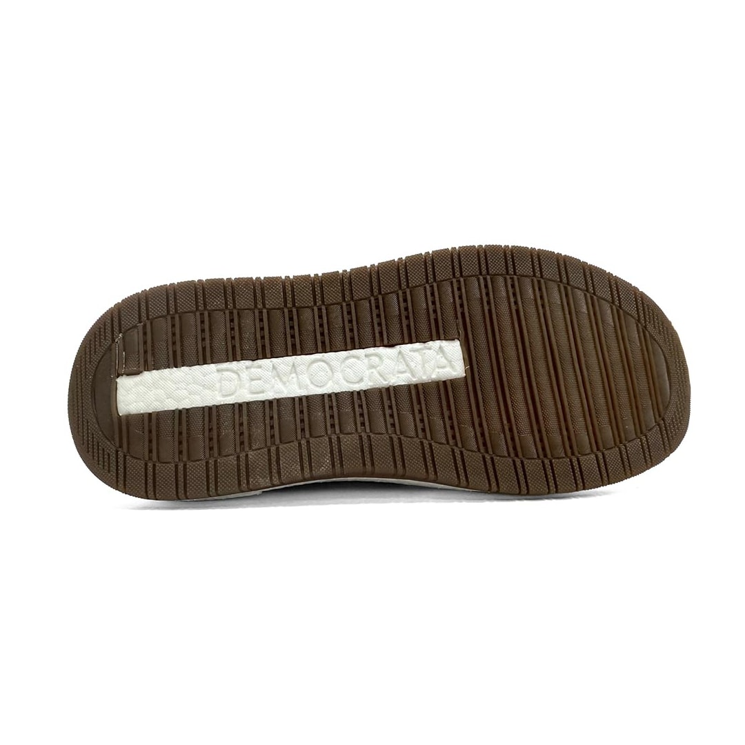 Tênis Democrata Feminino Casual Couro 618102 Off White