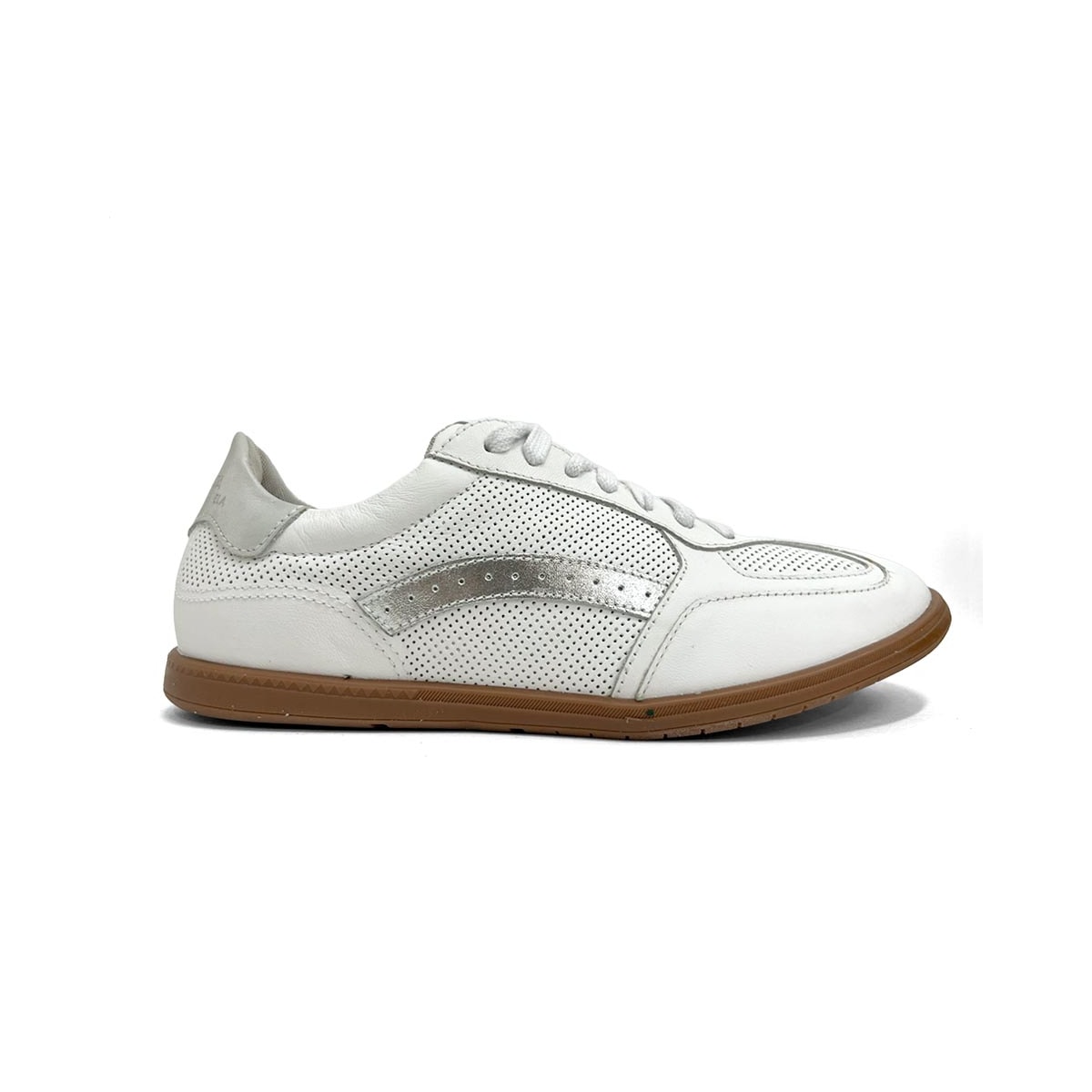 Tênis Democrata Feminino Casual Couro 657101 Branco
