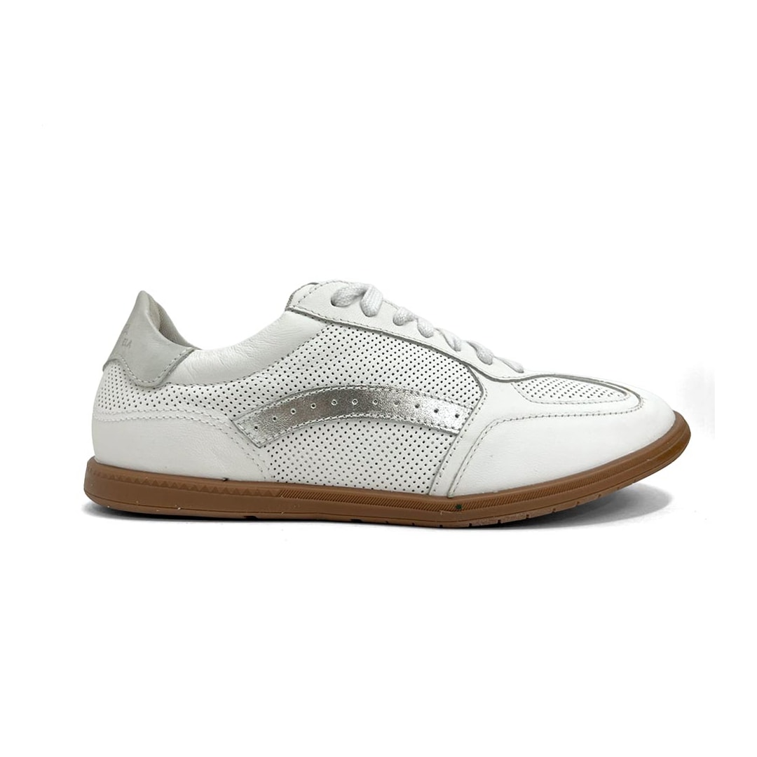 Tênis Democrata Feminino Casual Couro 657101 Branco Tênis Democrata Feminino Casual Couro 657101 Branco