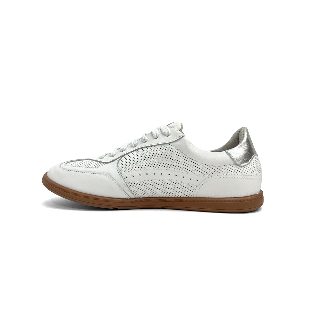 Tênis Democrata Feminino Casual Couro 657101 Branco