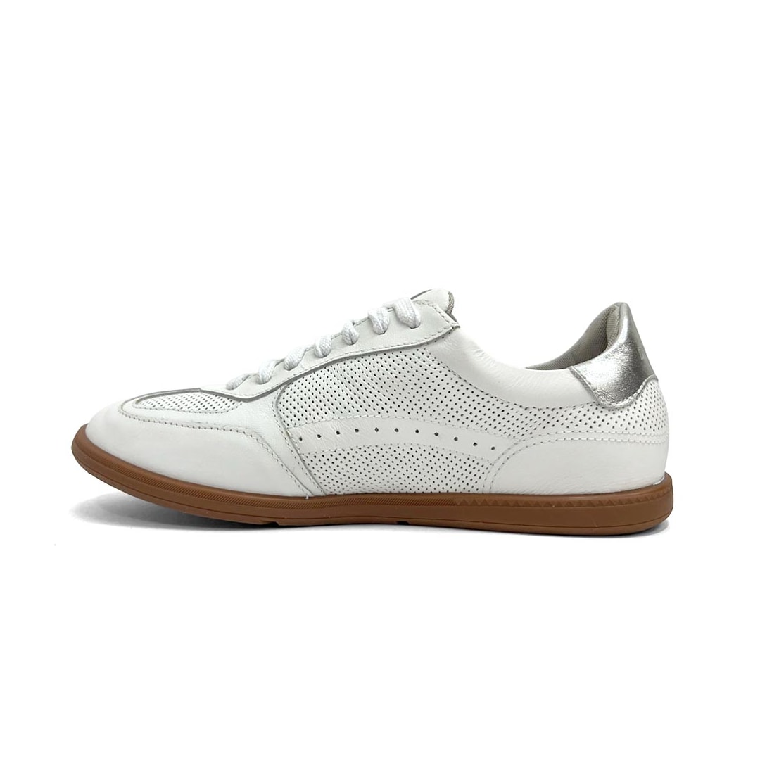 Tênis Democrata Feminino Casual Couro 657101 Branco Tênis Democrata Feminino Casual Couro 657101 Branco
