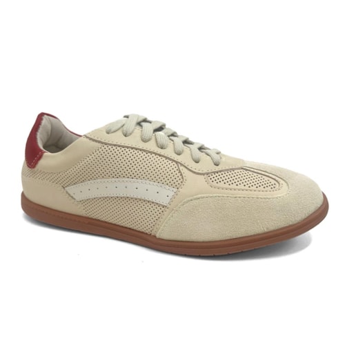 Tênis Democrata Feminino Casual Couro 657101 Neve