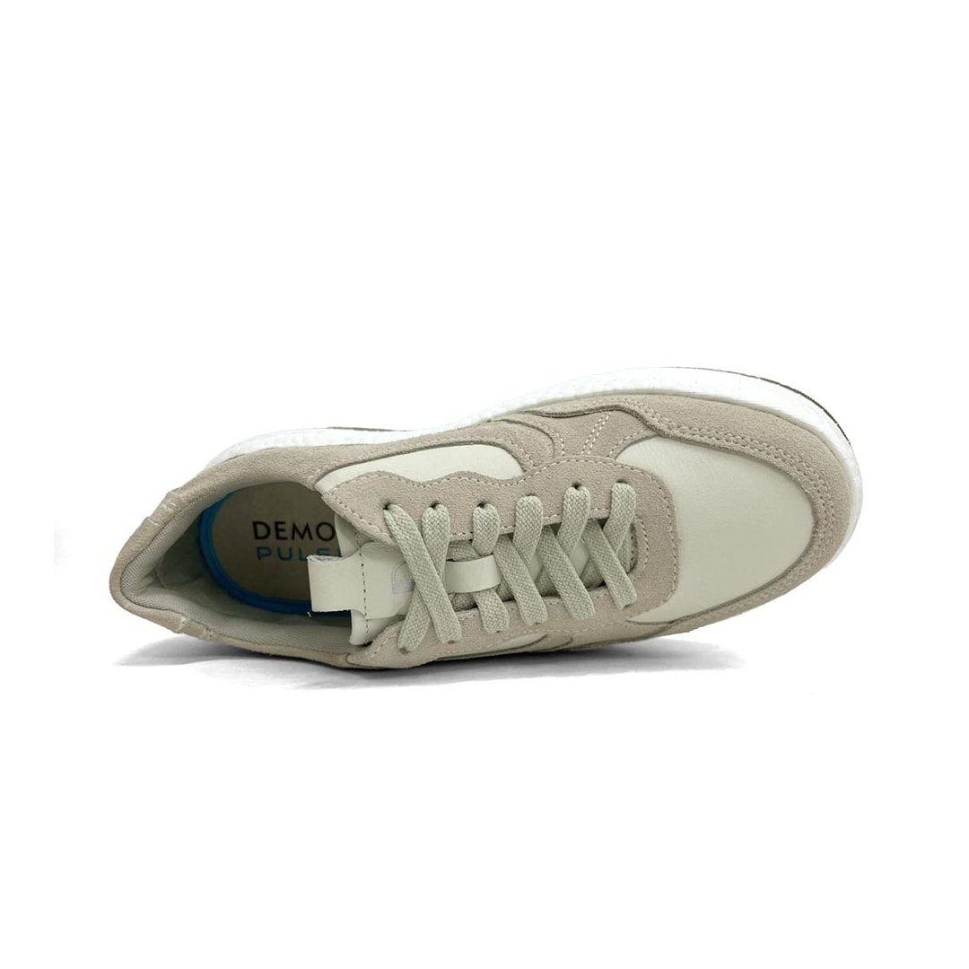 Tênis Democrata Feminino Casual De Couro 618104 Neve Tênis Democrata Feminino Casual De Couro 618104 Neve