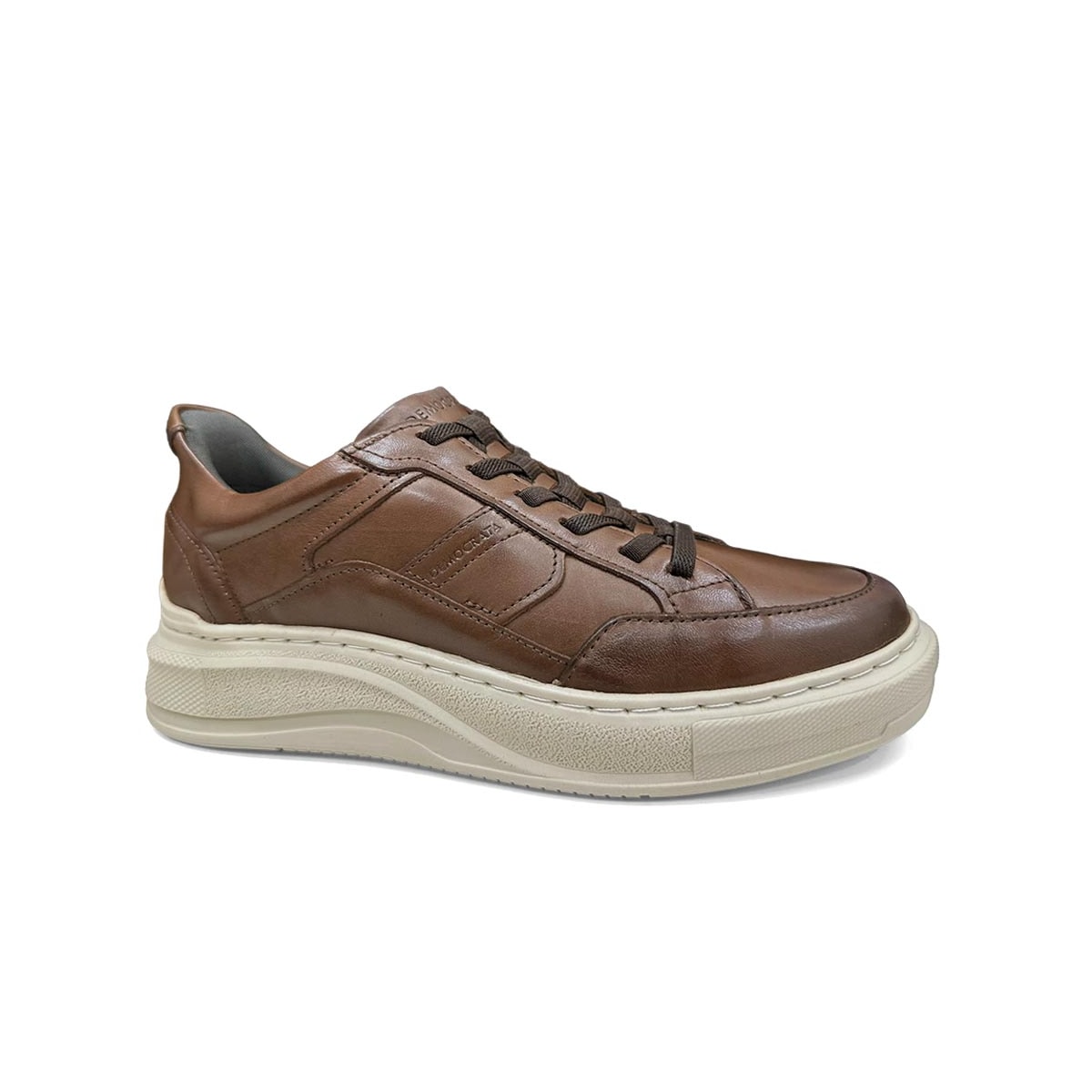 Tênis Democrata Masculino Casual Couro 653101 Conhaque Tênis Democrata Masculino Casual Couro 653101 Conhaque