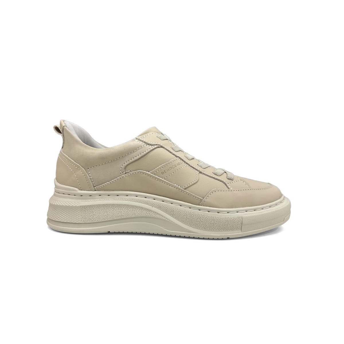Tênis Democrata Masculino Casual Couro 653101 Creme Tênis Democrata Masculino Casual Couro 653101 Creme