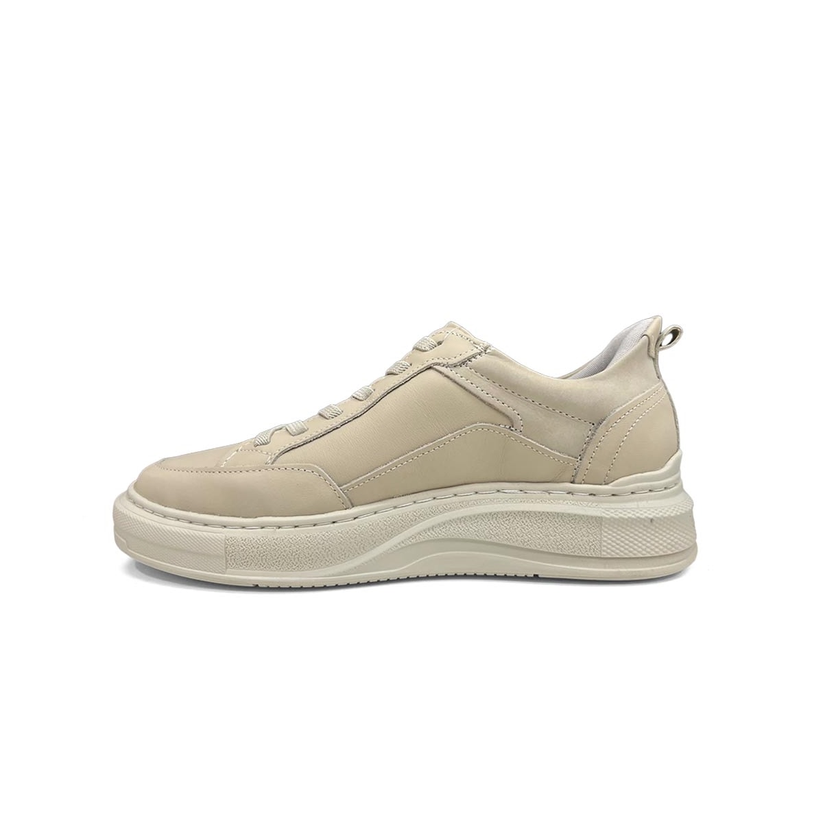 Tênis Democrata Masculino Casual Couro 653101 Creme Tênis Democrata Masculino Casual Couro 653101 Creme