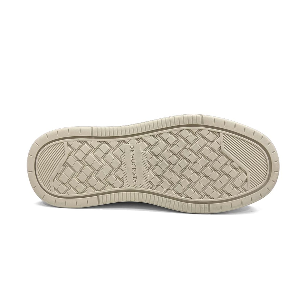 Tênis Democrata Masculino Casual Couro 653101 Creme Tênis Democrata Masculino Casual Couro 653101 Creme