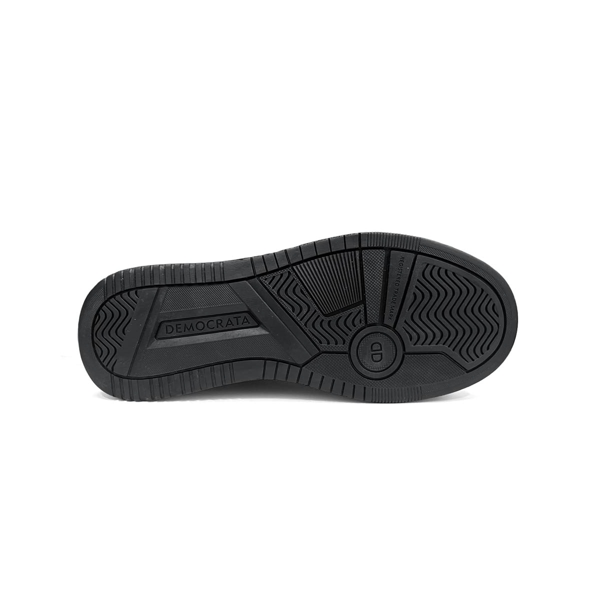 Tênis Democrata Masculino Casual Couro Dylan 640101 Smoke