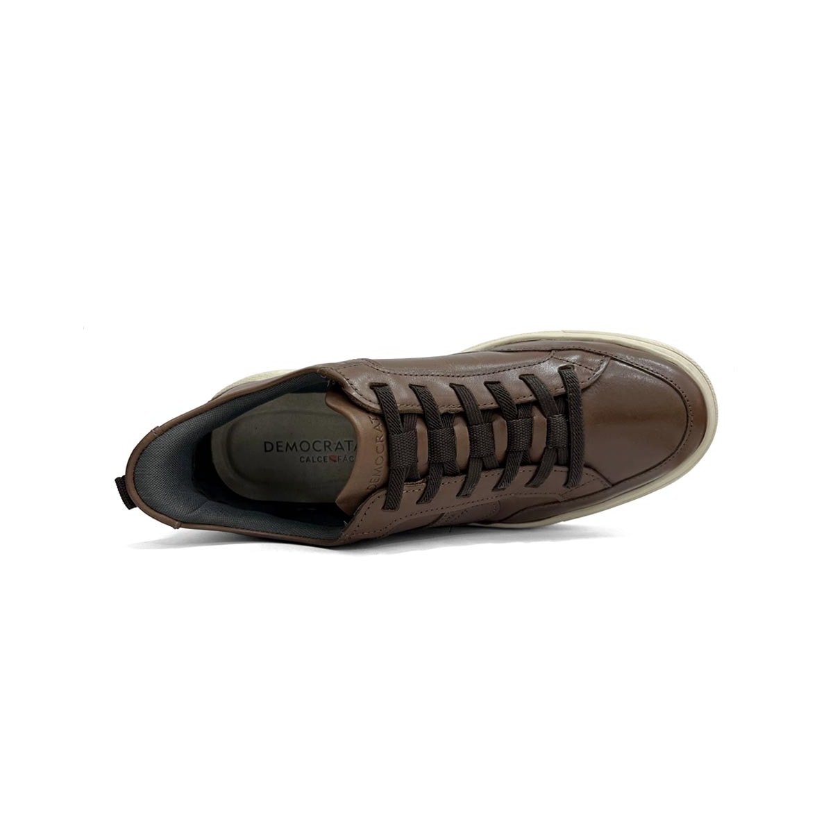 Tênis Democrata Masculino Casual Em Couro 653101 Conhaque Tênis Democrata Masculino Casual Em Couro 653101 Conhaque