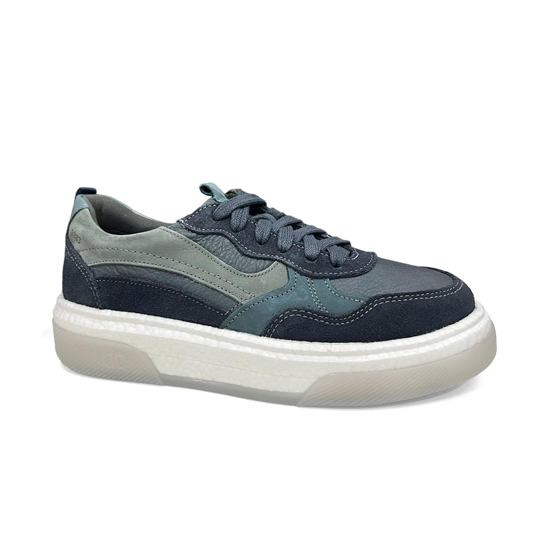 Tênis Democrata Masculino Couro Pulse 623105 Space/Navy