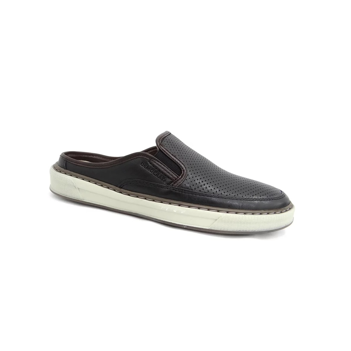 Tênis Democrata Mule Casual Masculino 257105 Preto/Tabaco Tênis Democrata Mule Casual Masculino 257105 Preto/Tabaco