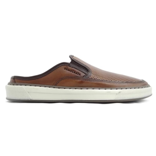 Tenis Democrata Mule Casual Masculino 257105 Tan/Tabaco