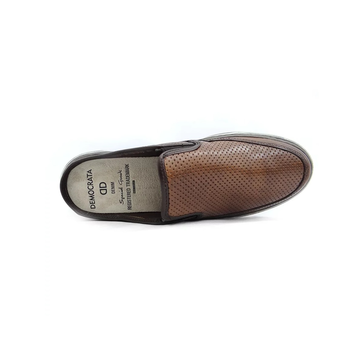 Tênis Democrata Mule Casual Masculino 257105 Tan/Tabaco Tênis Democrata Mule Casual Masculino 257105 Tan/Tabaco