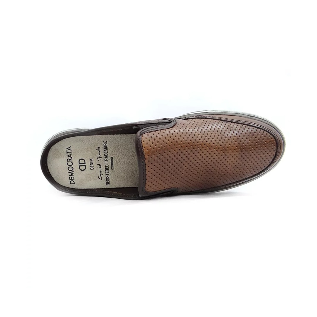 Tênis Democrata Mule Casual Masculino 257105 Tan/Tabaco Tênis Democrata Mule Casual Masculino 257105 Tan/Tabaco