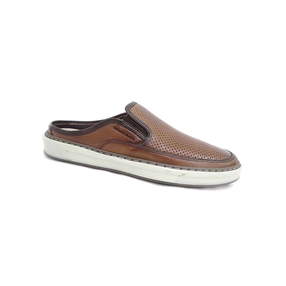 Tênis Democrata Mule Casual Masculino 257105 Tan/Tabaco Tênis Democrata Mule Casual Masculino 257105 Tan/Tabaco