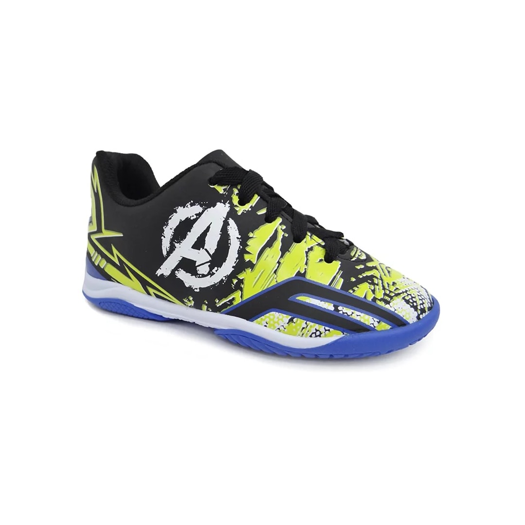 Tênis Dray Futsal Marvel Avengers 4069 Preto/Amarelo