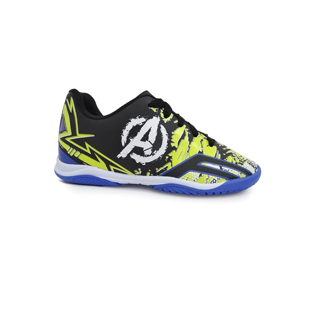 Tênis Dray Futsal Marvel Avengers 4069 Preto/Amarelo