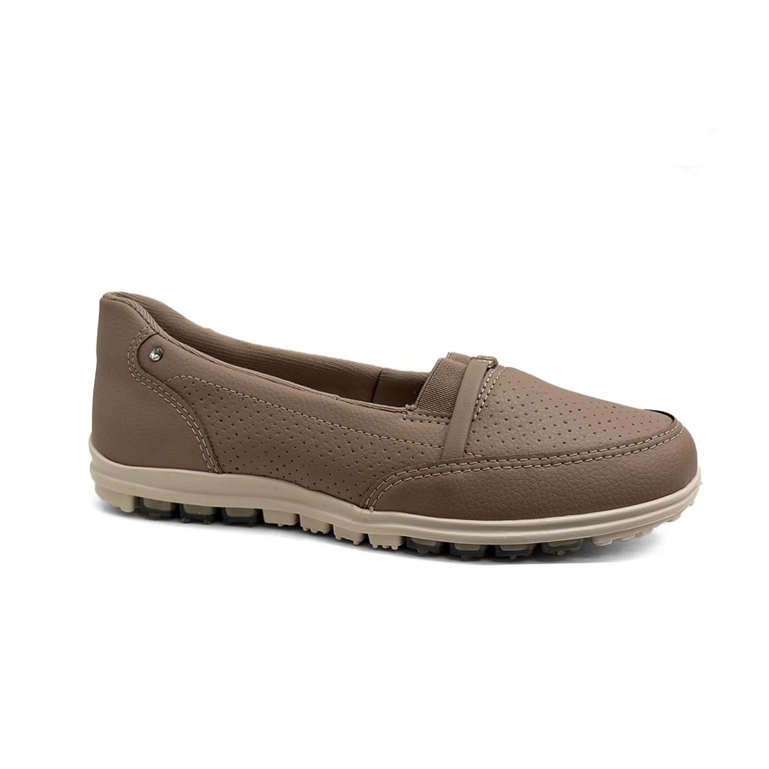 Tênis Feminino Casual Slip-On Kolosh C0534a Capuccino