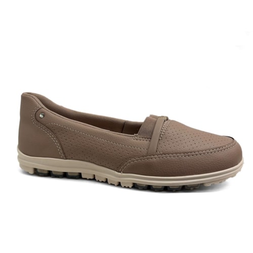 Tênis Feminino Casual Slip-On Kolosh C0534a Capuccino