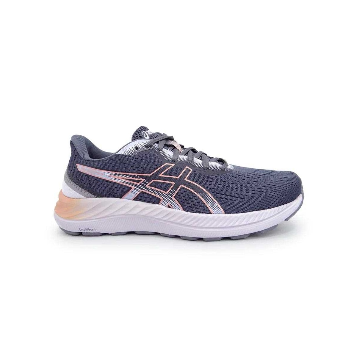 Tênis Feminino Gel-Excite 8 Asics Cinza/Rose Tênis Feminino Gel-Excite 8 Asics Cinza/Rose