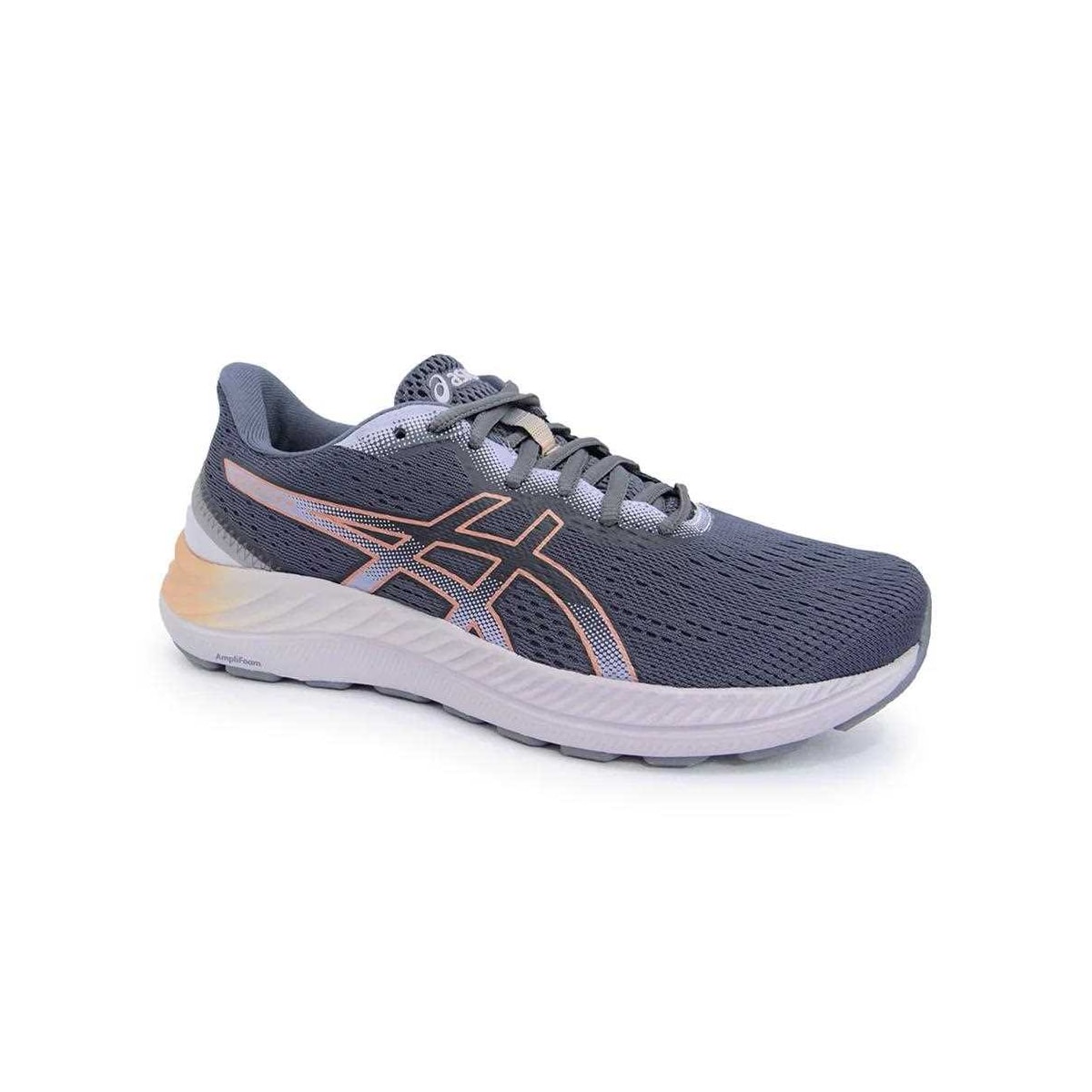 Tênis Feminino Gel-Excite 8 Asics Cinza/Rose Tênis Feminino Gel-Excite 8 Asics Cinza/Rose