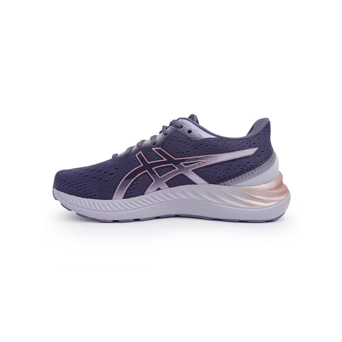 Tênis Feminino Gel-Excite 8 Asics Cinza/Rose Tênis Feminino Gel-Excite 8 Asics Cinza/Rose