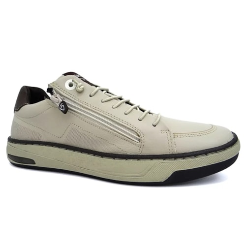 Tenis Ferracini Casual 7655-658 Angra Ba Cinza Claro