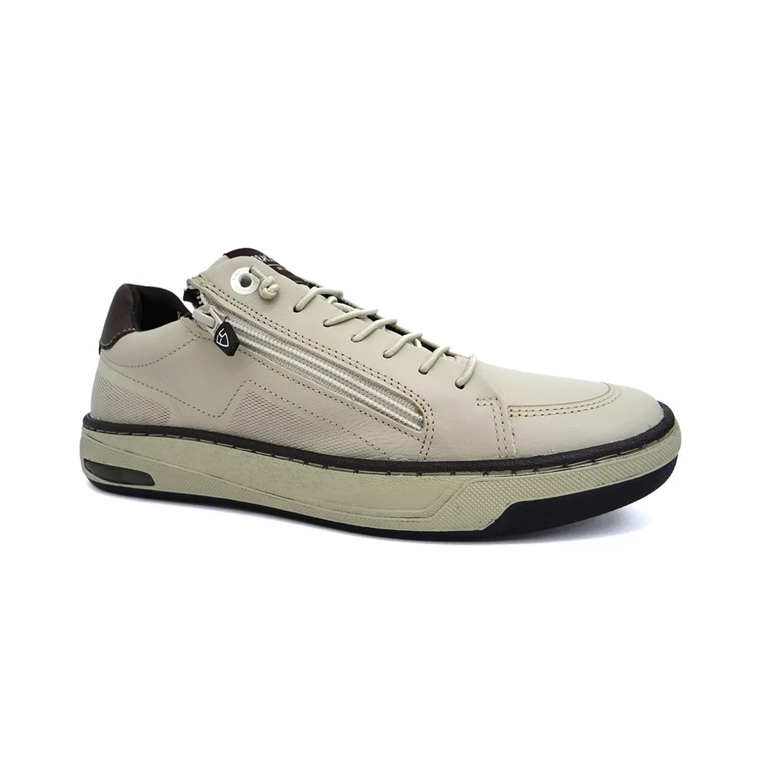 Tênis Ferracini Casual 7655-658 Angra Ba Cinza Claro